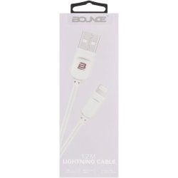 Bounce Cord Series Lightning Cable White 1.2M