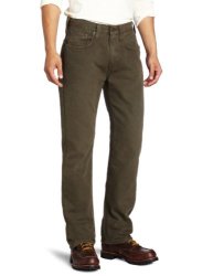 Carhartt Men's Weathered Duck 5 Pocket Pant Relaxed Fit Dark Coffee Closeout 36 X 32