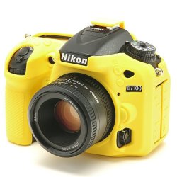 Pro Silicon Dslr Case For Nikon D7100 And 7200 - Yellow