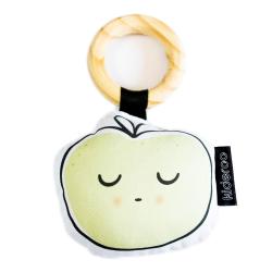 Baby Soft Apple Plush Rattle For Kids By Kideroo