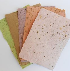 Handmade Paper A5 - Olive 1