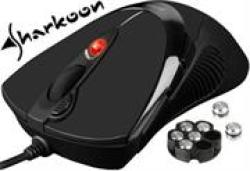 Sharkoon Fireglider R Gaming Laser Mouse-black Inc Weights 118 To 135G Dpi 600 To 3600 USB Interface 6 Buttons + Macros Retail Box 1