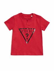 Guess Factory Kid's Boy's Barrington Triangle Logo Short Sleeve Tee 2-6