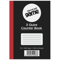 Game Game Hard Cover 3-QUIRE 288PG Feint Marg