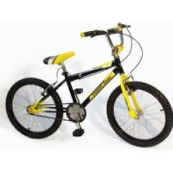 Peerless Pub Peerless Bmx & Mountain Hybrid Bicycle 20 - Black & Yellow