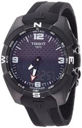 Tissot Men's 't-touch Expert' Swiss Quartz Titanium And Silicone Dress Watch Color:black Model: T0914204705701