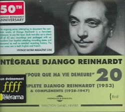 Complete Django Reinhardt Vol. 20 1953 French Import Cd Album