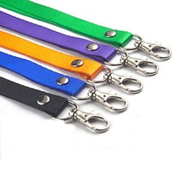 5 Pcs Name Badges Lanyard With Id Badge Holders Vertical Name Badge Card Holders Bulk Assorted Color