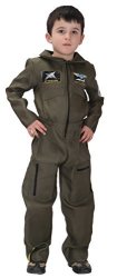 Boys Air Force Fighter Pilot Role Play Halloween Cosplay Costumes Set Jumpsuit Medium