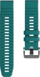 Replacement Silicone Band For Fenix 6X 26MM - Turquoise