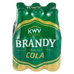 KWV Brandy & Cola - 6 Pack
