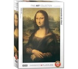 Mona Lisa 1000 Piece Puzzle Box Set