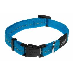 Rogz Classic Reflective Dog Collars - S Turquoise