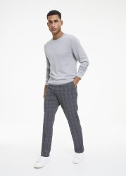 Check Regular Fit Stretch Suit Trousers