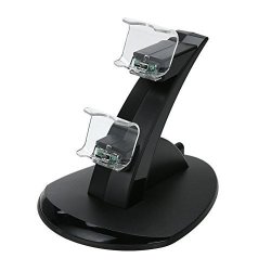 Winnereco 2 USB Handle Fast Charging Dock Station Stand Charger For PS4 Controller