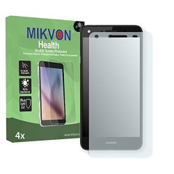 4X Mikvon Health Screen Protector For Huawei Y5 II 2016 Antibacterial Bluelightcut Foil - Retail Package With Accessories