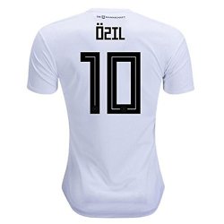 Germany Worldcupjs National Team 10 Ozil Men's Soccer Jerseys White Size M