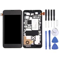 Silulo Online Store Lcd Display + Touch Panel With Frame For Nokia Lumia 530 Black