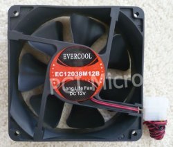 Evercool 120MMX38MM 12 Volt Fan EC12038M12B