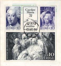 Sweden 1997 "70TH Birthday Of Czeslaw Slania" Booklet Pane Vfu. Sg 1602-4. Cat 8 25 Pounds.