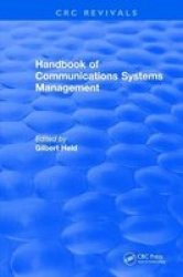 Handbook Of Communications Systems Management - 1999 Edition Hardcover