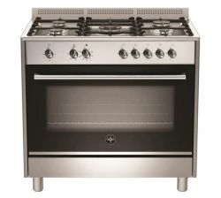 La Germania 90CM Rustica Freestanding Gas Stove 5 Burner Gas Hob With Electric Oven Stainless Steel RUS95C61LDX