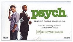Psych Seasons 5 - 8 Trading Cards Box Cryptozoic 2015