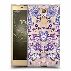 Official Monika Strigel Purple Bring Me Flowers 2 Soft Gel Case For Sony Xperia L2