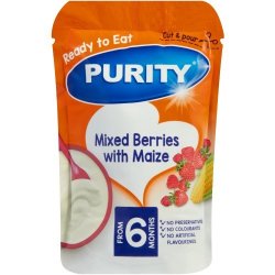 Purity Pureed Food Mixed Berries & Maize 100G