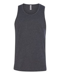 Next Level Men's Rib-knit Sublimated Muscle Tank Top Small Charcoal