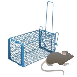 Folding Human Rat Cage Trap Snap Humane Safe Mouse Rodent Liveanimal Indoor Out