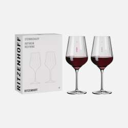 Ritzenhoff Star Cut Red Wine Glass Set