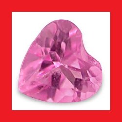 Tourmaline - Nice Pink Heart Facet - 0.100cts