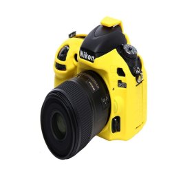 Pro Siliconcamera Case For Nikon D600 And D610 - Yellow
