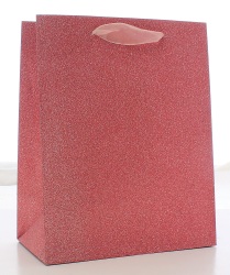 Creative Stationery Glitter Medium Gift Bag - Red