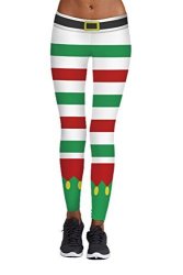 Pink Queen Christmas Candy Cane Striped Leggings