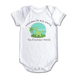 The Bbabylike Dinosaur World Green Jungle Cool Design Baby Girl Boy Outfit