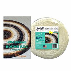 Jelly Roll Rug Colossal Round Kit Bundle Including Pattern And One 1 50 Yd Roll Of Bosal Katahdin On-a-roll