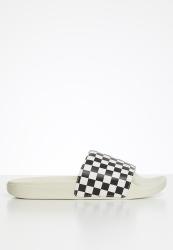 Vans Checkerboard Slide - Black & White