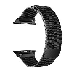 Apple Watch Band 38MM Aguara Mesh Loop Stainless Steel Strap With Magnetic Closure Replacement Iwatch Band For Apple Watch Series 3 Series 2 Series
