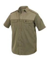 Kalahari Brb 00291 Short Sleeve Men& 39 S Shirt Olive&putty 5XL