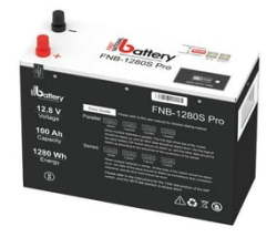 LIFEPO4 Lithium Battery - 12V 1.28KWH 100AH With Digital Display