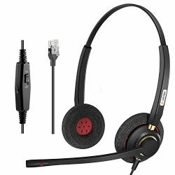 Cisco Headset + Noise Canceling Microphone + Adjustable Volume + Mute Control Only For Cisco Ip Phones: 6941 7841 7941 7942 7945 7960 7961 7962 7965 8845 8945 M12 M22 And All Series Etc