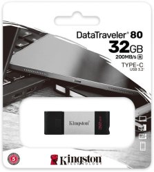 Kingston Technology - Datatraveler 80 - 32GB USB Type-c USB 3.2 Flash Drive