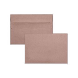 Leo C6 Manilla Self Seal Envelopes - Open Short Side - Box Of 500