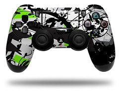 Vinyl Skin Wrap For Sony PS4 Dualshock Controller Baja 0018 Lime Green Controller Not Included