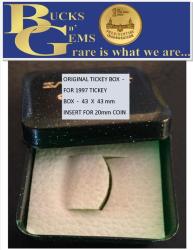 Original Box For 1997 Tickey - Or Boxes For Gold 1 1oth Or Silver 2.5c Tickey Or Similar