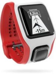 TomTom Runner Cardio Sports Watch Red & White