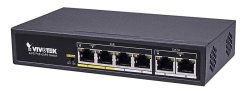 Vivotek Network Switch Fast Ethernet 10 100 Black Power Over Ethernet Poe