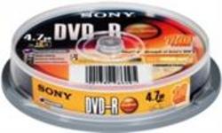 Dvd-r 10 Pk Spindle Non Printable